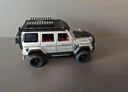 中精質(zhì)造奔馳大G巴博斯G550仿真合金小汽車(chē)玩具SUV越野車(chē)模型擺件收藏男孩 巴博斯G500-銀【帶底座+防塵罩】 曬單實(shí)拍圖