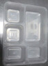 百草園 一次性飯盒分格餐盒食品級五格外賣(mài)打包盒1500ml*150套餐具透明 曬單實(shí)拍圖