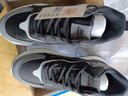 回力（Warrior）官方高幫男鞋夏季新款防水皮面運動(dòng)鞋男士休閑鞋子男款 黑深灰 42 曬單實(shí)拍圖