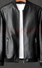 羅蒙（ROMON）夾克男春秋季皮衣商務(wù)休閑時(shí)尚戶(hù)外復古機車(chē)外套 黑色 XL 曬單實(shí)拍圖
