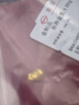 菜百首飾 黃金金種子 足金Au999.9小金豆 單顆 小福袋單顆1g 曬單實(shí)拍圖