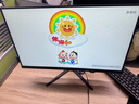 晶瑞特電競2K刷新率電腦顯示器臺式直面曲面高清監控辦公設計家用監視屏游戲超薄微邊框廣視角黑白色可選 27英寸 IPS直面屏 1K/75HZ【黑色】 曬單實(shí)拍圖