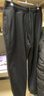 優(yōu)衣庫男裝HEATTECH仿羊羔絨運動(dòng)長(cháng)褲休閑常規款25秋冬新款479787 09 黑色 M 曬單實(shí)拍圖
