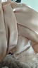 金三塔真絲睡衣女睡裙桑蠶絲蕾絲性感V領(lǐng)吊帶裙子禮物 [粉嫩]桃盈粉 2XL 曬單實(shí)拍圖