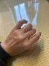 明牌珠寶婦女節黃金戒指男女款足金古法平安無(wú)事戒素圈對戒AFM0156工費150 戒指 14號 約2.04克 曬單實(shí)拍圖