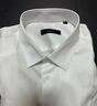 沙馳（SATCHI）男裝長(cháng)袖襯衫秋季新款商務(wù)正裝抗皺免燙白色襯衣男 漂白 41 曬單實(shí)拍圖