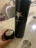 然也（RAE） 304不銹鋼保溫杯大容量水杯過(guò)濾泡茶杯學(xué)生商務(wù)辦公杯定制刻字 【316L不銹鋼】狼人殺黑色500ml 曬單實(shí)拍圖