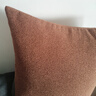 厚實(shí)棉麻抱枕高端長(cháng)方形抱枕套靠墊房間客廳沙發(fā)床上靠枕 GAODUANMIANMA-5 【焦糖】 40cm*60cm 枕套 曬單實(shí)拍圖
