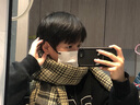 啄木鳥(niǎo)（TUCANO）圍巾男生潮流英倫格子圍脖冬季學(xué)生保暖圍巾男生學(xué)院風(fēng)氣質(zhì)百搭款 奧利奧牛奶【學(xué)院風(fēng)百搭】 曬單實(shí)拍圖