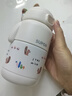蘇泊爾（SUPOR）兒童保溫杯水杯水壺小學(xué)生上學(xué)開(kāi)學(xué)316L吸管杯 椰奶白KCV50CM20 曬單實(shí)拍圖