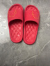 潔麗雅【買(mǎi)一送一】結婚拖鞋女婚慶新郎新娘陪嫁紅色一對晨袍情侶涼拖鞋 新娘+新郎【永結同心】 36-37 女+42-43男 曬單實(shí)拍圖
