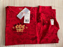 巴拉巴拉童裝兒童內衣套裝男童2026新款春秋季秋衣秋褲紅色睡衣新年季舒適 曬單實(shí)拍圖