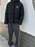 安踏（ANTA）多彩羽絨服 | 男士冬季新款防潑水鴨絨保暖面包服外套152548901N 基礎黑8901N-3 M 男170 （建議100-120斤） 曬單實(shí)拍圖