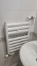 圣勞倫斯 暖氣片背簍衛生間小背簍廚房暖氣片筐背家用水暖鋼制衛浴散熱器 鋼制平板中心距400mm 6分口徑600mm高 曬單實(shí)拍圖