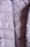 笛莎（DEESHA）童裝女童輕薄羽絨服2025秋冬新款女寶寶短款三防輕盈保暖外套 霧紫 165 【充絨量：76.2g】 曬單實(shí)拍圖