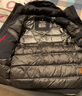羅蒙（ROMON）鵝絨羽絨服男中長(cháng)款可拆連帽冬季保暖外套中老年高端休閑羽絨服 曬單實(shí)拍圖