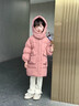 ONEDEW國際品牌兒童羽絨服新款公主中大童冬季加厚兒童女款冬裝外套女孩 粉色【國際倉發(fā)貨+禮盒包裝】 130 cm 正碼正拍 曬單實(shí)拍圖