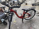 鳳凰長(cháng)途旅行自行車(chē)成年人男女川藏騎行可鎖減震油碟變速蝴蝶把旅行車(chē) 紅色 700c 30速油碟 曬單實(shí)拍圖