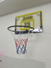 絲靜籃球投籃框家庭用壁掛式室內免打孔靜音兒童青少年掛墻籃球架籃筐 籃框35CM湖人款+室內靜音5號球 無(wú)規格 曬單實(shí)拍圖