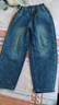 多多家男童褲子春秋童裝棉柔水洗牛仔褲2025新款時(shí)尚復古兒童寬松老爹褲 曬單實(shí)拍圖