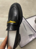 西遇（Westlink）西遇厚底樂(lè )福鞋女2025新款秋季英倫海鷗超軟單鞋一腳蹬小皮鞋 黑色 36 曬單實(shí)拍圖
