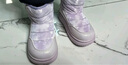巴布豆（BOBDOG）童鞋女童冬款舒適保暖靴子時(shí)尚百搭兒童雪地靴116555056淺粉紫33 曬單實(shí)拍圖