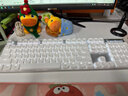元氣方糖work100全尺寸矮軸三模機械鍵盤(pán)商務(wù)辦公輕薄便攜全鍵熱插拔蘋(píng)果安卓通用 皓白 云煙軸 104 曬單實(shí)拍圖