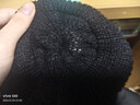 斐卡薇針織帽子男秋冬季2025新款防寒保暖帽子大頭圍毛線(xiàn)帽潮包頭棉帽 黑灰色雙面可戴【單帽】 曬單實(shí)拍圖