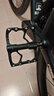 西騎者（WestBiking）自行車(chē)腳踏山地公路車(chē)腳蹬子三培林軸承碳纖維鋁合金腳踏板 黑色三培林【碳纖維軸套】 曬單實(shí)拍圖