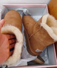 他她（TATA）云感雪地靴女皮毛一體加絨加絨保暖棉鞋厚底棉靴MXZ02DD5 黃棕（毛里） 37 曬單實(shí)拍圖