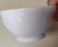 潔雅杰陶瓷碗中式白瓷小碗家用4.5英寸米飯碗喝湯碗面碗套裝10只裝 曬單實(shí)拍圖
