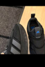 adidas ADIPUFF面包鞋保暖防滑耐磨柔軟中幫棉鞋阿迪達斯輕運動(dòng)   黑色/碳黑/皇家藍   40.5 曬單實(shí)拍圖