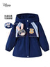 迪士尼（Disney）朱迪警官女童棉衣2026年冬季新款中大童女孩夾棉加厚拜年服外套 藏青色【夾棉外套】 160 曬單實(shí)拍圖