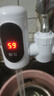 新飛 （Frestec）雙11大促免安裝電熱水龍頭即熱式廚房衛生間接駁式快熱速熱小廚寶家用智能數顯過(guò)水熱變頻調檔恒溫 【免安裝-數顯】象牙白+普通插頭 曬單實(shí)拍圖