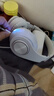 衛辭頭戴式藍牙耳機無(wú)線(xiàn)通話(huà)降噪帶麥音樂(lè )FPS游戲吃雞運動(dòng)耳麥可插卡插線(xiàn)可適用蘋(píng)果華為安卓手機電腦 頭戴式耳機【白色】 曬單實(shí)拍圖