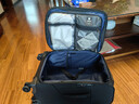 新秀麗（Samsonite）行李箱20英寸拉桿箱商務(wù)軟箱可拓展旅行箱AZ7黑色登機密碼箱 曬單實(shí)拍圖