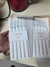 雙槍家用陶瓷筷子食品接觸級抗菌防霉 千里江山10雙 高檔禮盒裝 曬單實(shí)拍圖