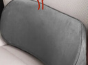 維諾亞汽車(chē)腰靠靠墊薄款記憶棉小腰靠尾椎車(chē)載靠枕護腰座椅支撐頭枕 腰靠【麂皮絨-極夜黑】 曬單實(shí)拍圖