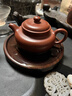璽翰雅（ROYHOYE）宜興紫砂壺名家吳榮華純手工泡茶壺原礦梨皮朱泥功夫茶具茶器 仿古 曬單實(shí)拍圖