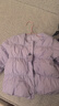 迷你巴拉（minibala）女童羽絨服甜美可愛(ài)造型嬰兒寶寶保暖外套2025冬 曬單實(shí)拍圖