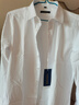羅蒙（ROMON）純色商務(wù)職業(yè)正裝男士白襯衫工裝外套長(cháng)袖襯衣男CS108白色2XL 曬單實(shí)拍圖