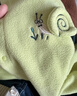 英氏（YEEHOO）嬰兒連體衣秋冬長(cháng)袖搖粒絨保暖男童女童衣服 曬單實(shí)拍圖