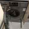 海爾（Haier）滾筒洗衣機帶烘干洗烘一體機10/12公斤全自動(dòng)國家補貼20%一級能效嬰兒洗衣機智能除螨除菌以舊換新 10KG【澎湃沖浪洗+AI動(dòng)平衡+自清潔】 洗烘一體 曬單實(shí)拍圖