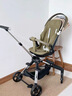 輕便型高景觀(guān)嬰兒手推車(chē)0—36個(gè)月適用雙向推行鋁合金車(chē)架 松林綠【雙管鋁合金】遮陽(yáng)棚 曬單實(shí)拍圖