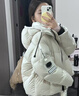 AEMAPE高端大牌泡芙咖色短款羽絨服女2025冬季新款時(shí)尚洋氣寬松加厚外套 米白色 【正品 填充白鴨絨】 L 建議【115斤-130斤】 曬單實(shí)拍圖
