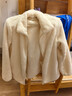 優(yōu)衣庫女裝男裝長(cháng)絨搖粒絨拉鏈茄克/長(cháng)袖外套夾克冬新款479611 01 乳白色 M 曬單實(shí)拍圖