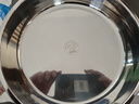 GUIG316不銹鋼淺盤(pán)家用菜盤(pán)寬邊魚(yú)盤(pán)特厚食品級餐盤(pán)飯盤(pán)小吃盤(pán)多用盤(pán) 超厚單個(gè)裝 SUS316食品級15cm 曬單實(shí)拍圖