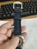 歐恒碳纖維格紋表帶 適配浪琴康卡斯/名匠 精工罐頭水鬼 漢密爾頓系列男橡膠手表帶20 22 24mm 藍色白線(xiàn)藍底-鋼色針扣 22mm 曬單實(shí)拍圖