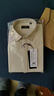 杉杉【純棉燈芯絨】襯衫男長(cháng)袖休閑商務(wù)磨毛易打理高端襯衣 米黃色 39 曬單實(shí)拍圖