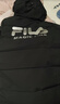 斐樂(lè )（FILA） 羽絨服男裝冬季保暖連帽運動(dòng)休閑長(cháng)袖加厚外套開(kāi)衫男裝上衣 正黑色-BK 2XL 185/104A 曬單實(shí)拍圖